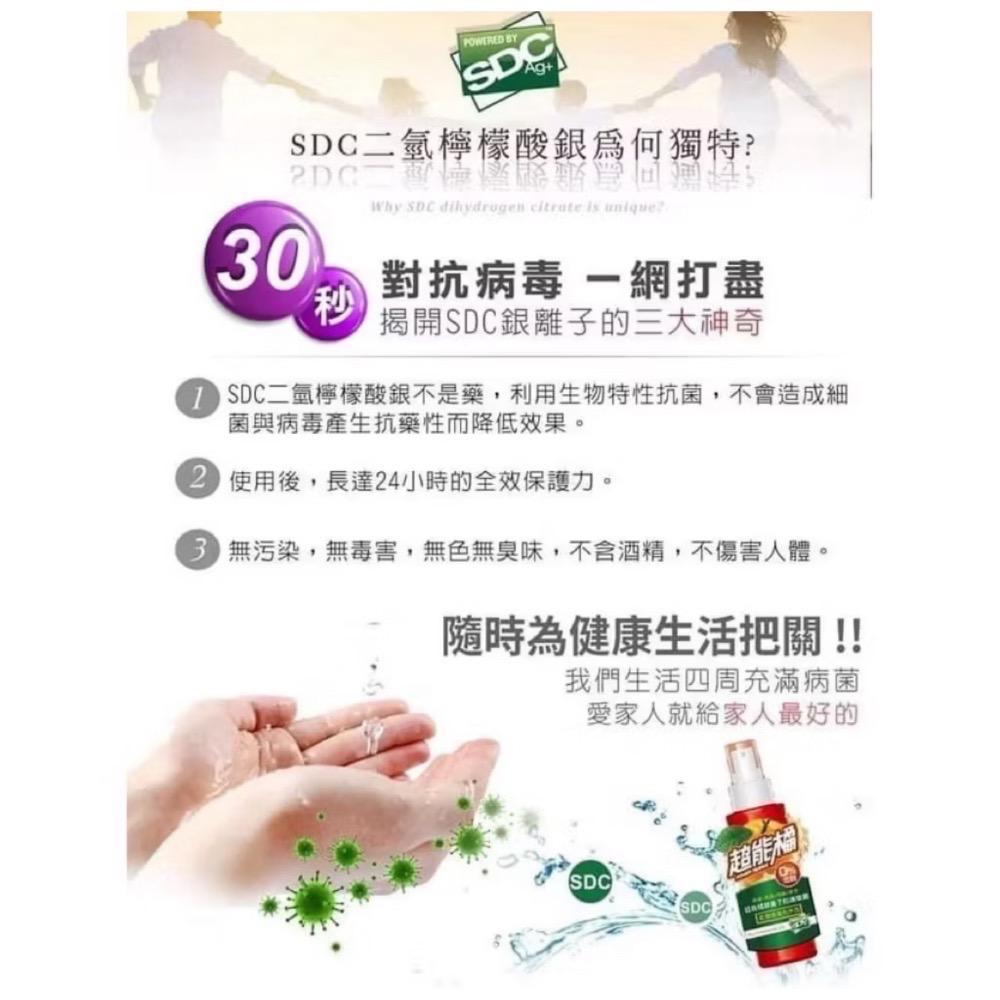 【超能橘SDC銀離子】抗菌噴霧💥30秒抑菌-細節圖6