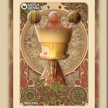 POP MART 泡泡瑪特 POYAL MOLLY穆夏 400% 黃道十二宮-細節圖2