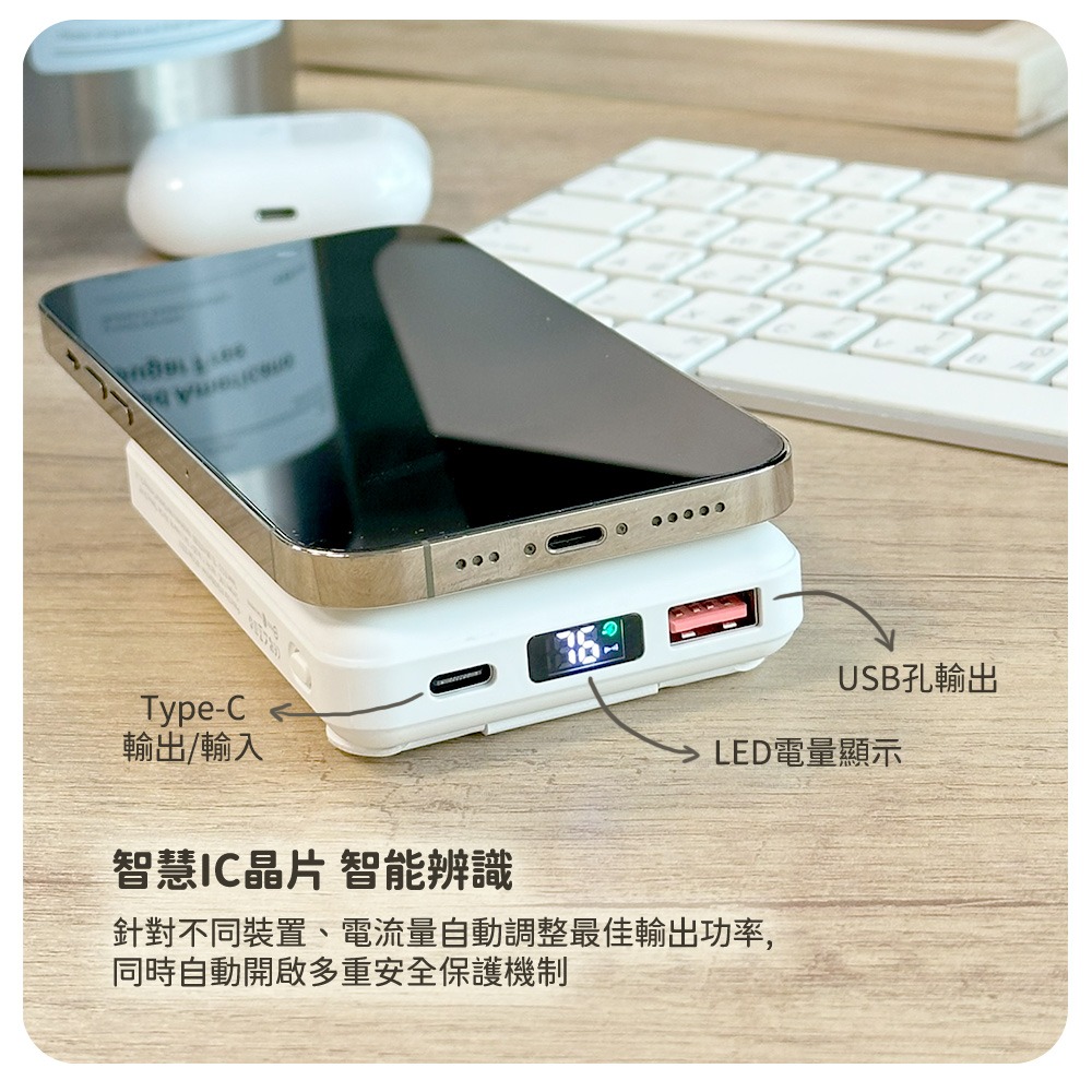 【ORRII】Slim Pro 10000mAh 防爆支架磁吸行動電源-S2 (防爆電芯)-細節圖3