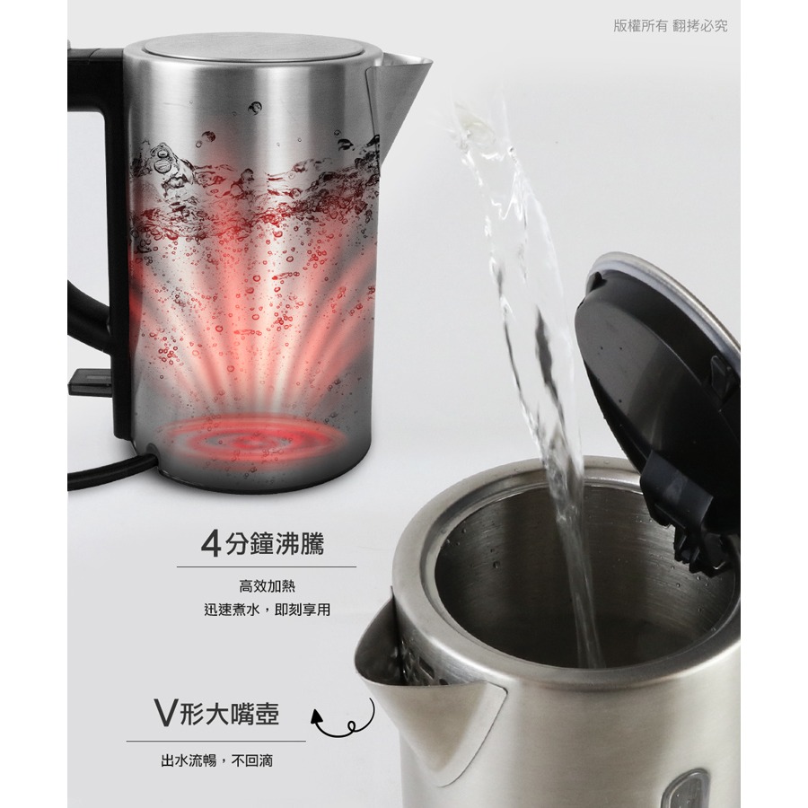 ☆YoYo 3C☆雙電壓 旅行不鏽鋼快煮壺0.5L 出國 外出隨身攜帶 快煮壺-細節圖5