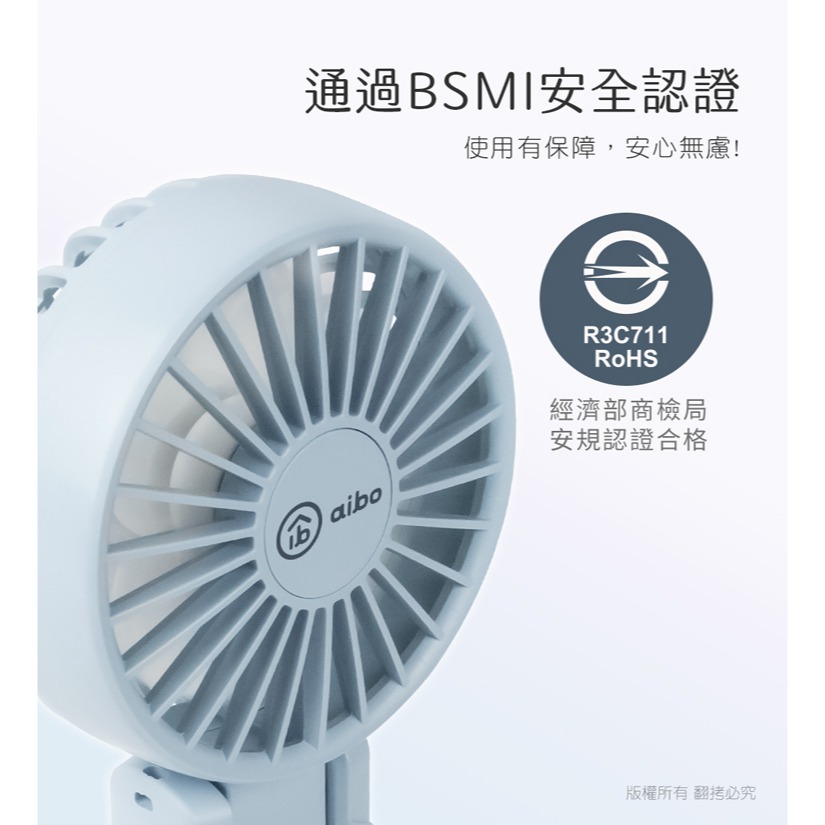 ☆YoYo 3C☆雙扇葉 折疊/頸掛/手持 兩用風扇 手持風扇 夏季必備-細節圖5