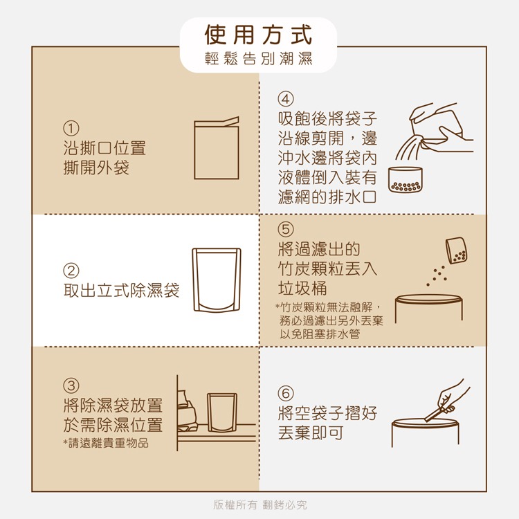 ☆YoYo 3C☆立式除濕袋 200g/包(添加竹炭顆粒) 吊掛式 吸水袋 除濕袋 單包入 防潮包 收納棉被 冬衣必備-細節圖3