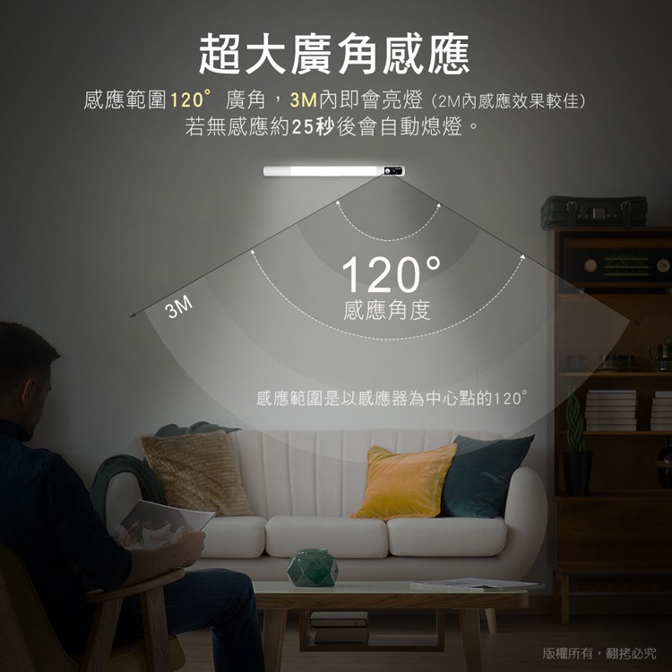 ☆YoYo 3C ☆長效續航 數顯磁吸充電 可旋轉LED感應燈 3種感應模式 三色光 閱讀燈 照明燈 LED燈 手電筒-細節圖7