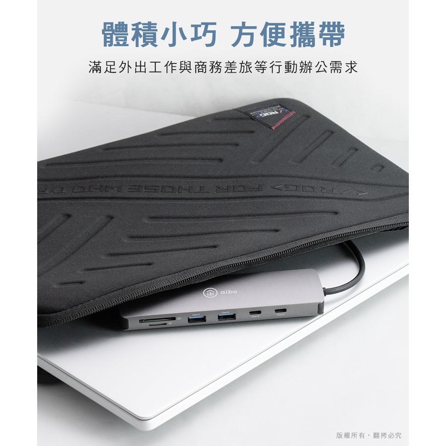 ☆YoYo 3C☆10合1 Type-C USB3.2 Gen2 超高速多功能擴充器-細節圖3