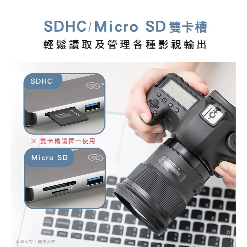 ☆YoYo 3C☆10合1 Type-C USB3.2 Gen2 超高速多功能擴充器-細節圖6