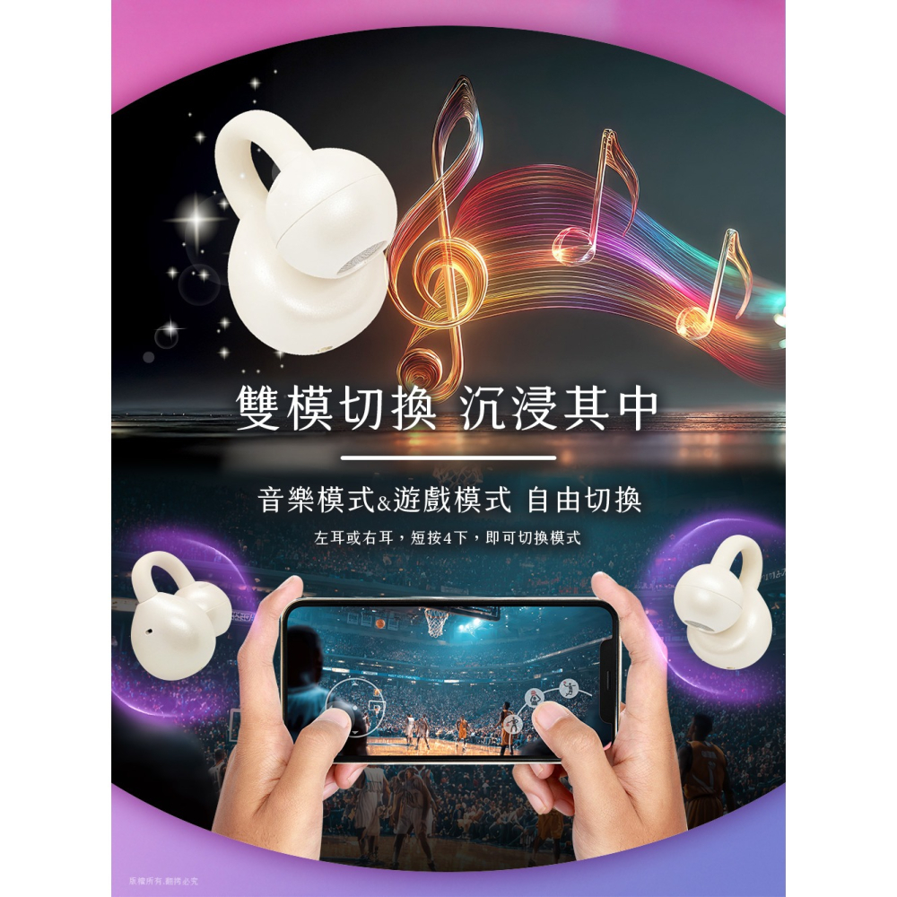 ☆YoYo 3C☆ 開放式耳夾真無線藍牙耳機 藍芽耳機-細節圖5