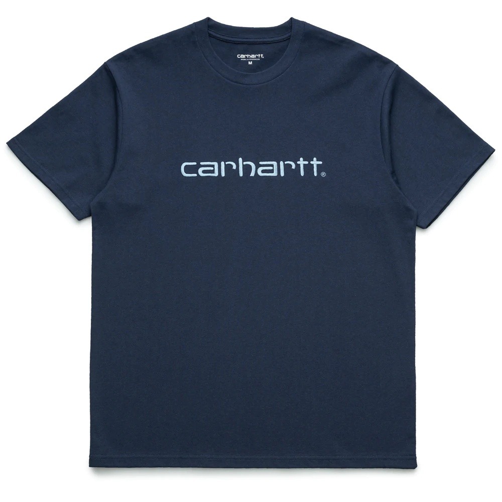 《 4/20 》台灣公司貨 24SS Carhartt WIP Embroidery T 刺繡字體  短袖 重磅-細節圖2