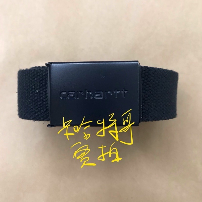 《 現貨 附紙袋 》台灣公司貨 Carhartt WIP 24SS Clip Belt Chrome 夾式 皮帶-細節圖7
