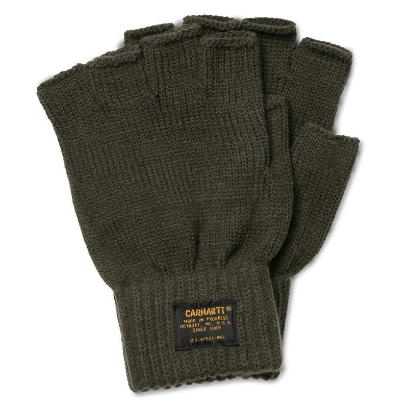 《  老件 現貨 》全新台灣公司貨 20FW Carhartt WIP Military Mitten 軍事 半指 針織-細節圖2