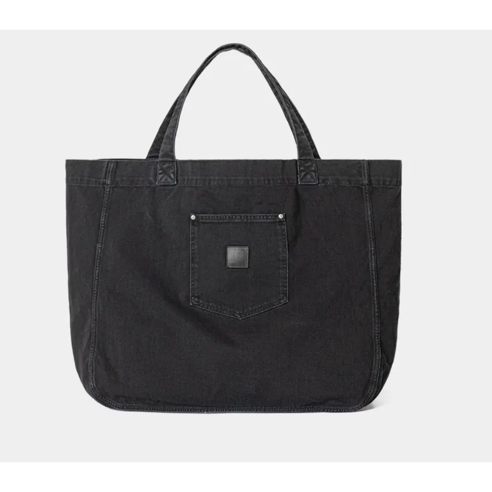 《 現貨 》台灣公司貨 25SS Carhartt WIP Rivet Tote Bag  托特包 大容量 黑化標-規格圖1
