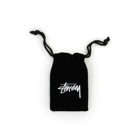 《 現貨 》台灣公司貨 Stussy Skull Keychain 銀色 鑰匙圈 附防塵套-細節圖3