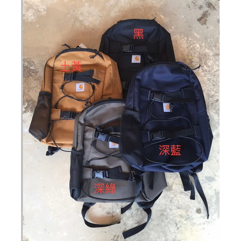 《11/16》台灣公司貨 24FW Carhartt WIP Kickflip Backpack 後背包 黑 綠色 迷彩-細節圖3