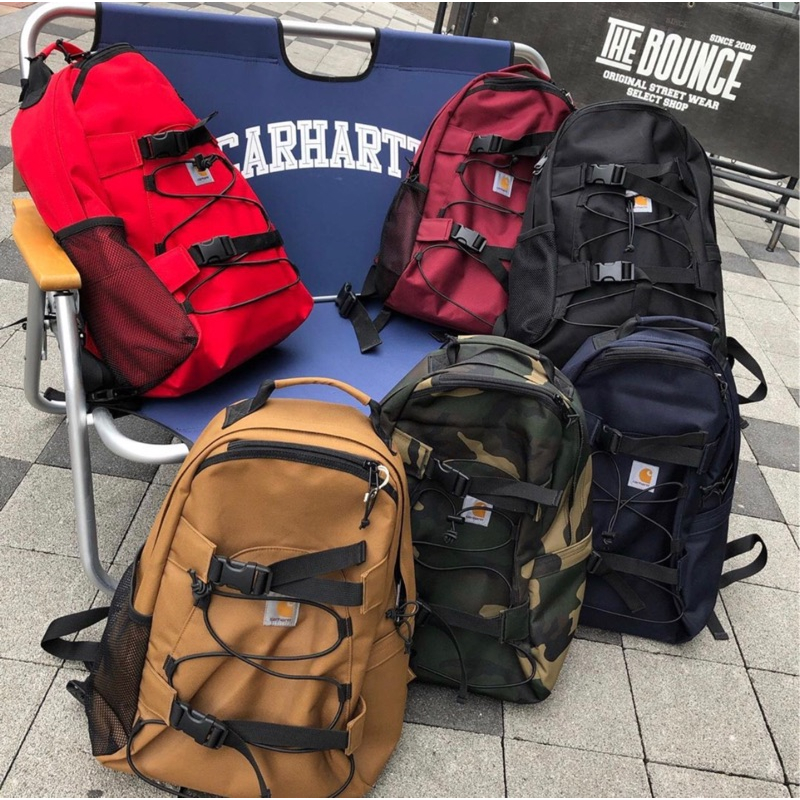 《11/16》台灣公司貨 24FW Carhartt WIP Kickflip Backpack 後背包 黑 綠色 迷彩-細節圖6