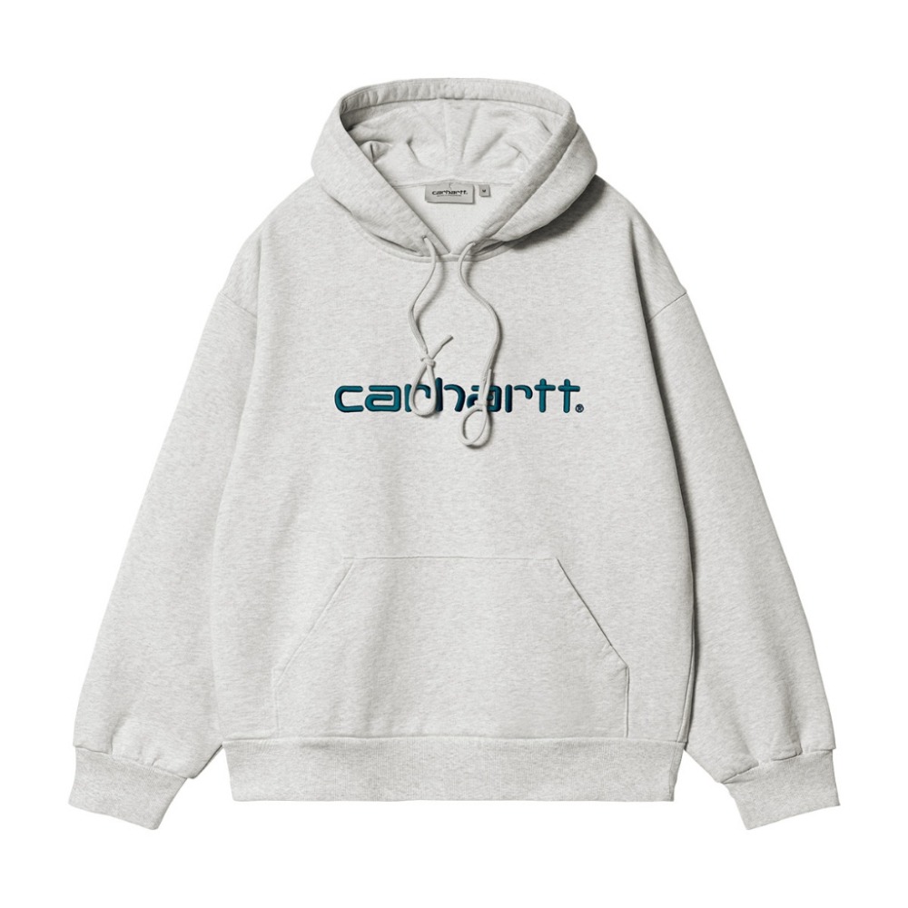 《  XXL 現貨 》全新正品 24W Carhartt WIP Hooded Carhartt Sweat 帽踢 刺繡-細節圖2