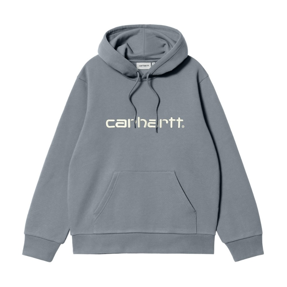 《  XXL 現貨 》全新正品 24W Carhartt WIP Hooded Carhartt Sweat 帽踢 刺繡-細節圖3