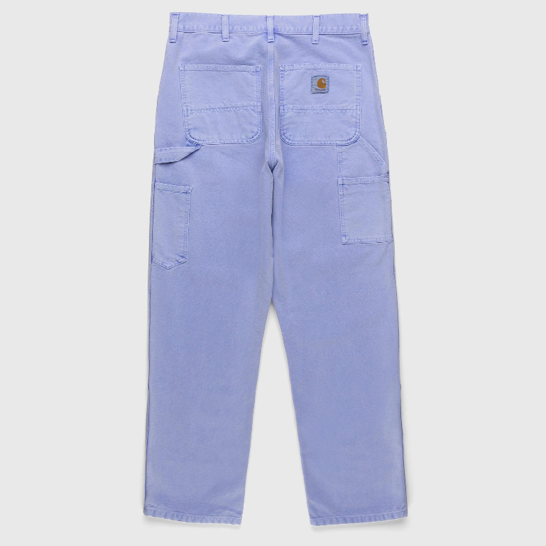 《零碼 34》全新正品 22SS Carhartt WIP Double Knee Pant Icy Watet 冰藍色-細節圖2