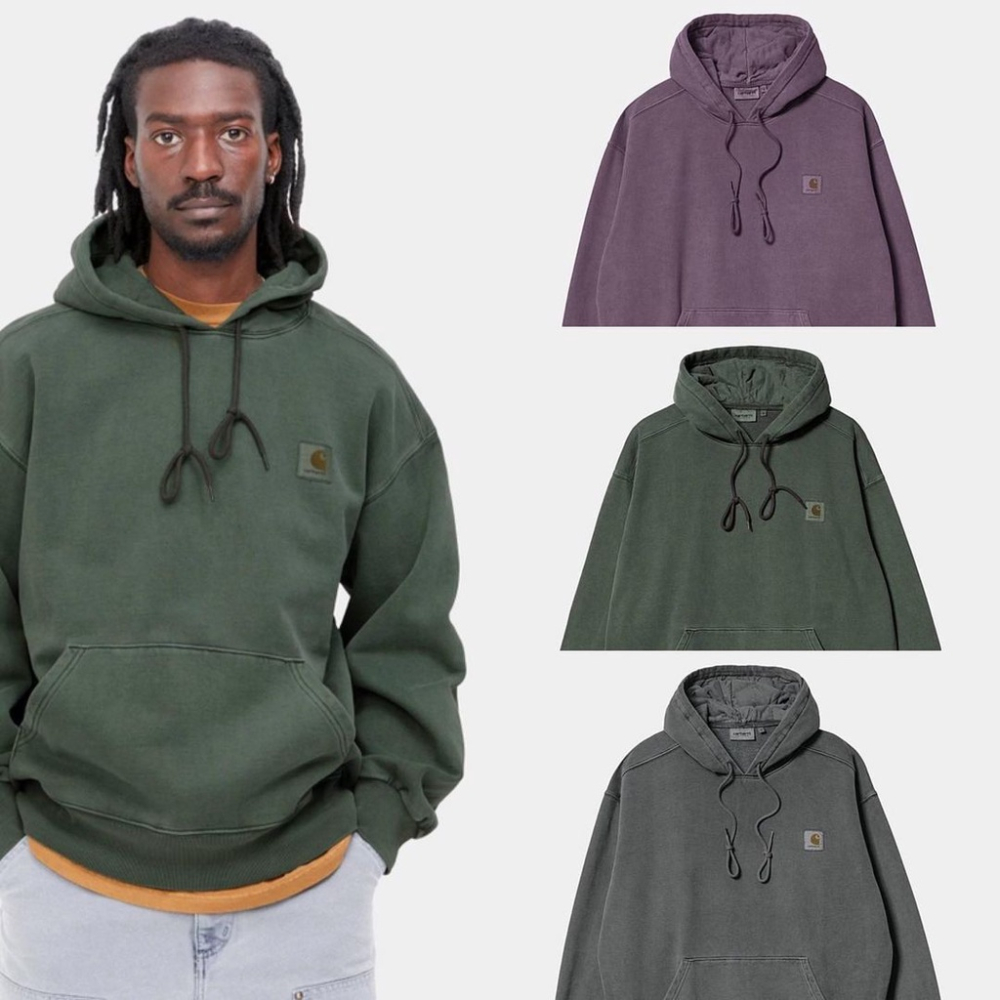《10/17》台灣公司貨 24FW Carhartt WIP Hooded Vista Sweat 水洗 帽T 連帽-細節圖5
