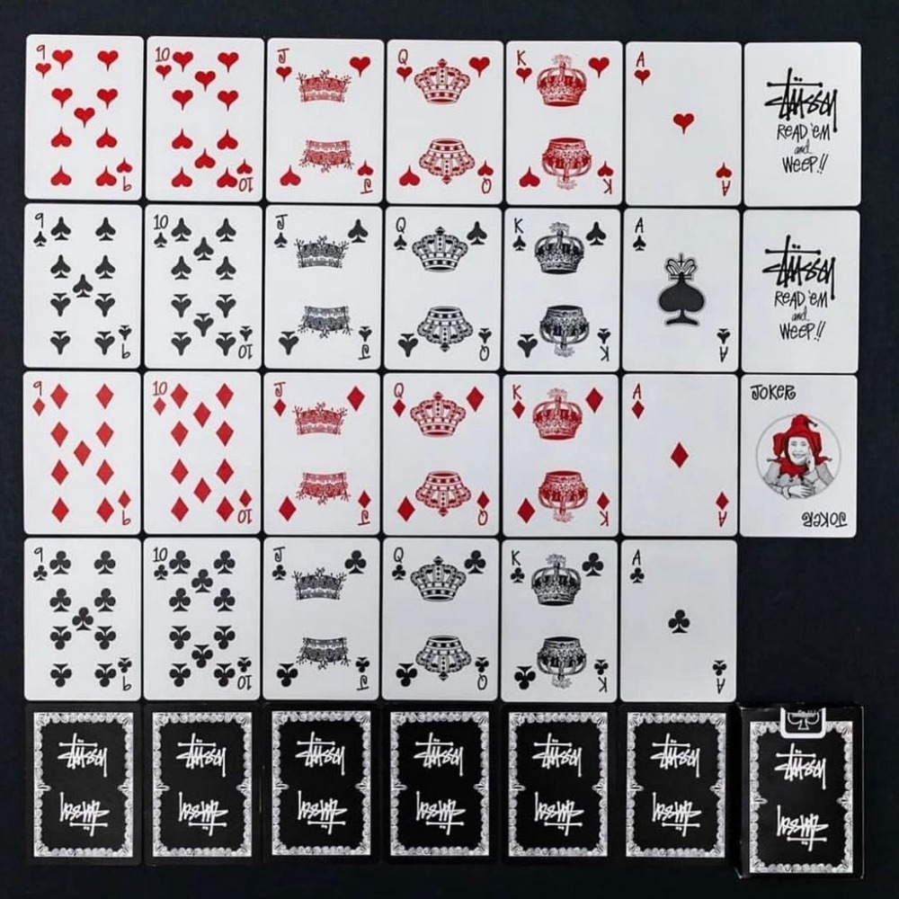 《現貨》台灣公司貨 24 Spring Stussy x Bicycle Playing Cards 聯名撲克牌-細節圖4