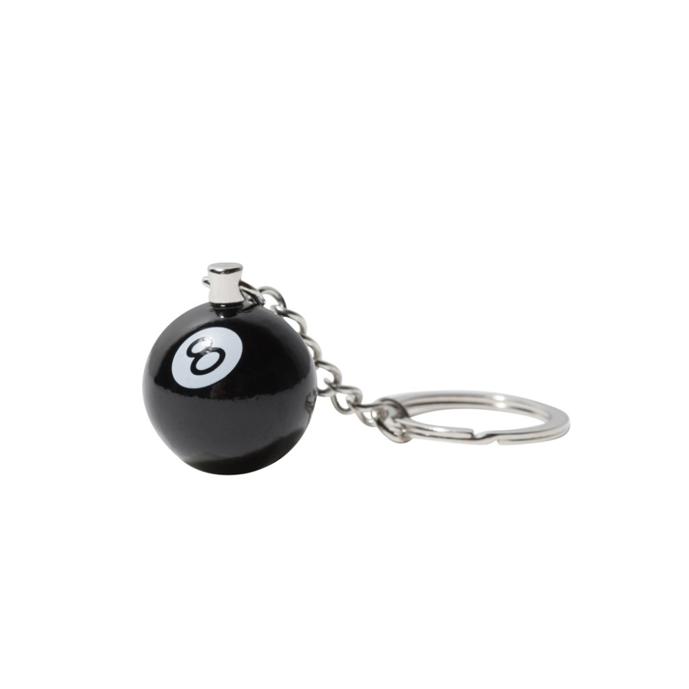 《 現貨 》台灣公司貨 Stussy 8 BALL Keychain 鑰匙圈 8號球 美式潮牌 經典Logo-細節圖2