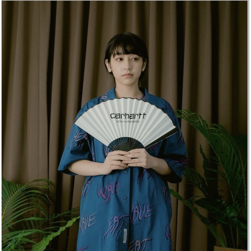 《 現貨 》台灣公司貨 21SS Carhartt WIP GWP Heat Wave Paper Fan 紙扇 熱浪-細節圖2