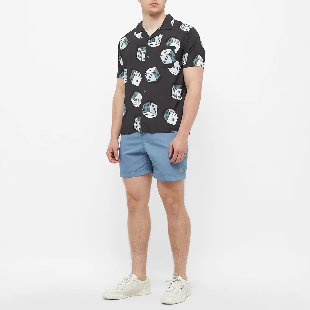 《 5/4 》台灣公司貨 23SS Carhartt WIP Chase Swim Trunks 海灘褲 泳褲 刺繡-細節圖6