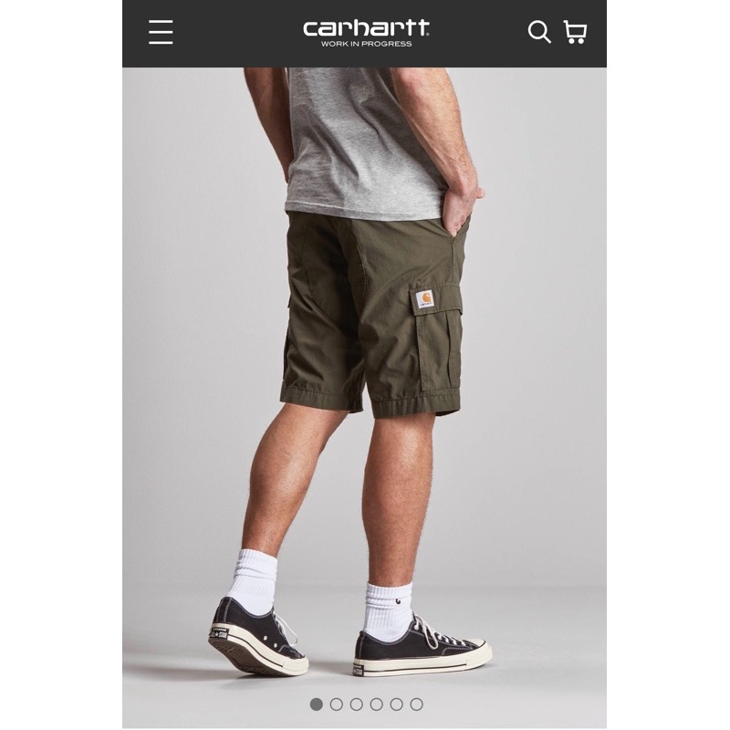 《 7/8 》台灣公司貨 24SS Carhartt WIP Aviation Short 工作 短褲 六口袋-細節圖8