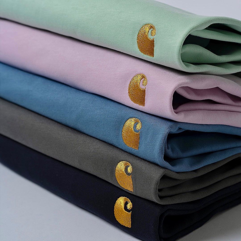 《 5/04》台灣公司貨 24SS Carhartt WIP S/S Chase T-Shirt 重磅 厚棉 刺繡 短袖-細節圖9