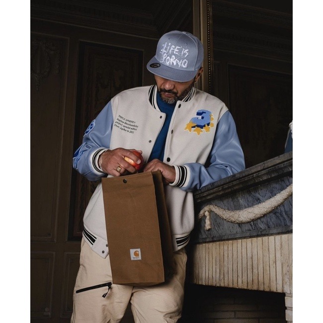 《現貨》台灣公司貨 24SS Carhartt WIP Lunch Bag 餐袋 有機棉 帆布 野餐 午餐 外帶 麥當勞-細節圖6