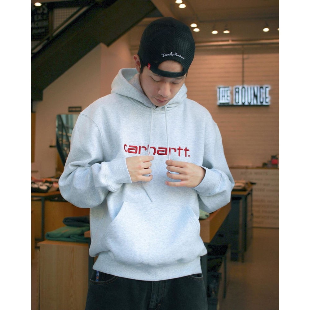 《 9/19 》台灣公司貨 24FW Carhartt WIP Hooded Sweat 刺繡 刷毛 大學 帽Ｔ-細節圖8