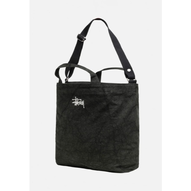 《 現貨 》台灣公司貨 Stüssy CANVAS CROSSBODY BAG  帆布 側背包 水洗 郵差包-細節圖3