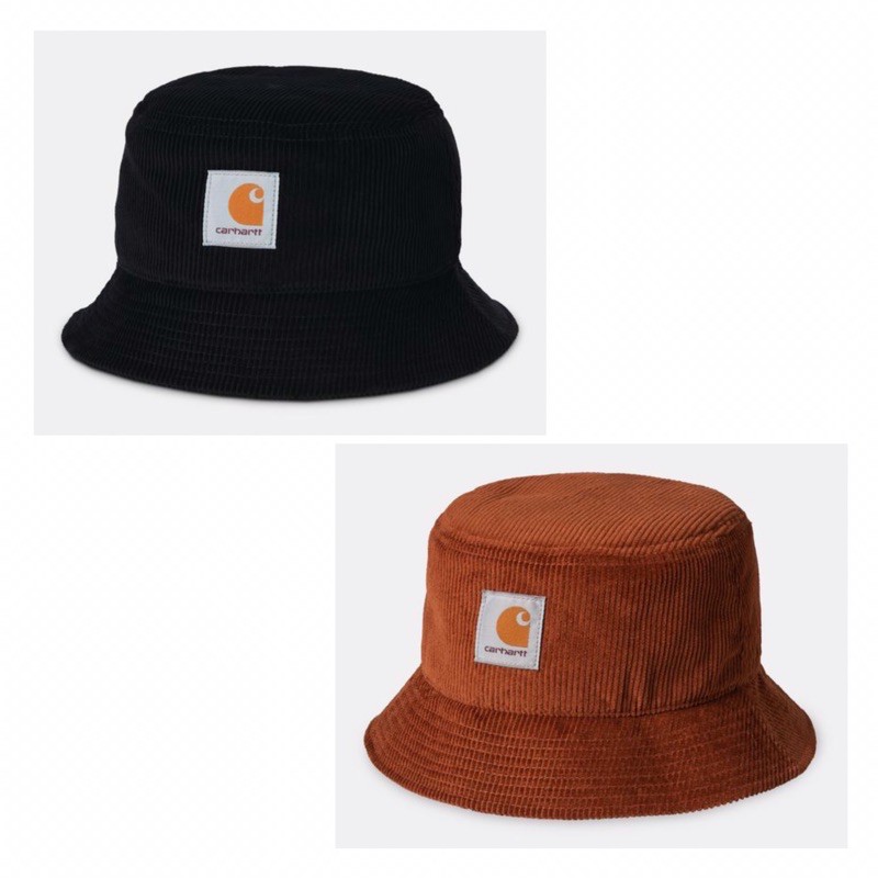 《現貨》全新正品 20FW Carhartt WIP Cord Bucket Hat 燈芯絨 漁夫帽 刺繡 Logo-細節圖2