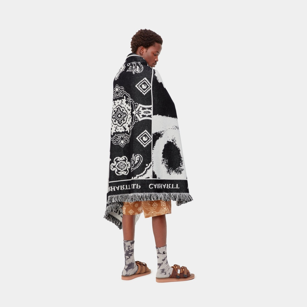 《 現貨 》台灣公司貨 22FW Carhartt WIP Scope Woven Blanket  編織毛毯 顯微鏡-細節圖2