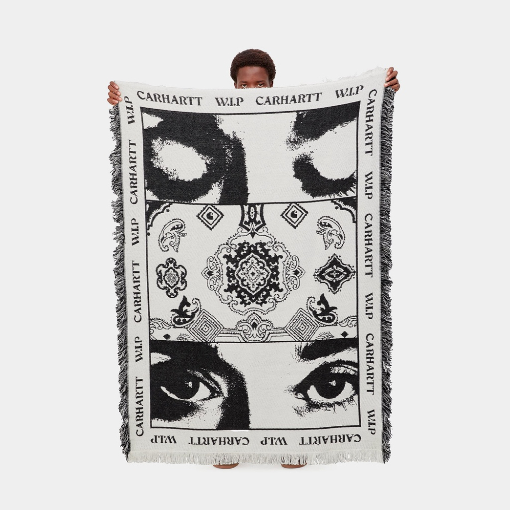 《 現貨 》台灣公司貨 22FW Carhartt WIP Scope Woven Blanket  編織毛毯 顯微鏡-細節圖3