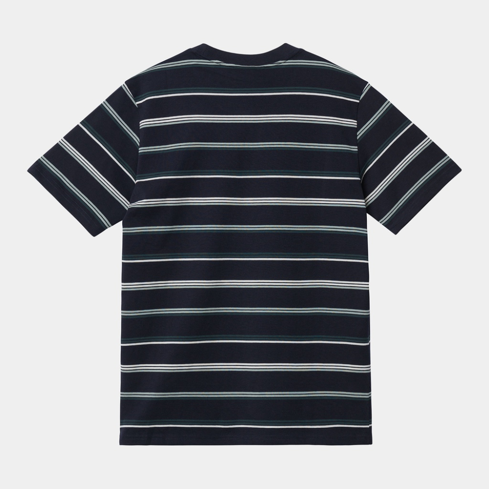 《 8/27 》全新正品 22FW Carhartt WIP S/S Vonn 滿版 條紋 短袖-細節圖5
