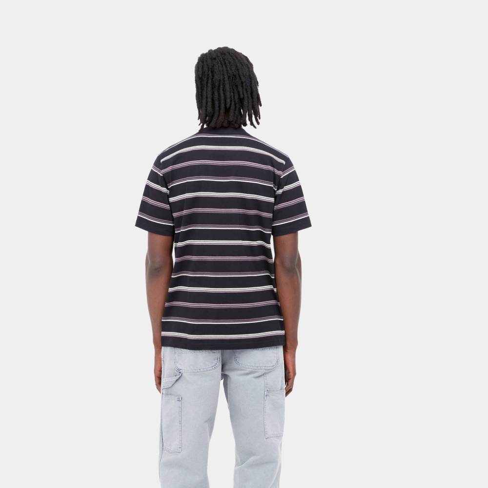 《 8/27 》全新正品 22FW Carhartt WIP S/S Vonn 滿版 條紋 短袖-細節圖9