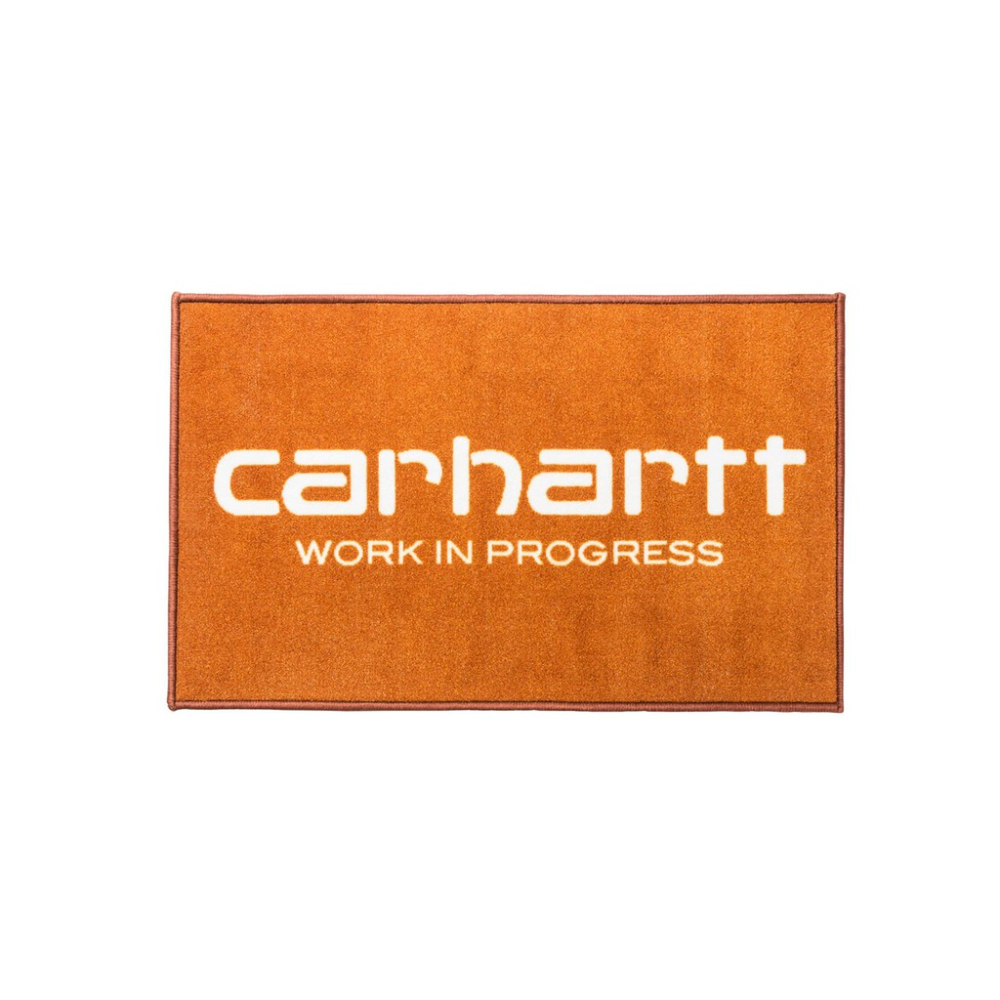 《 絕版老件 》台灣公司貨 17FW Carhartt WIP GWP Script Doormat 室內地毯 絕版老件-細節圖2