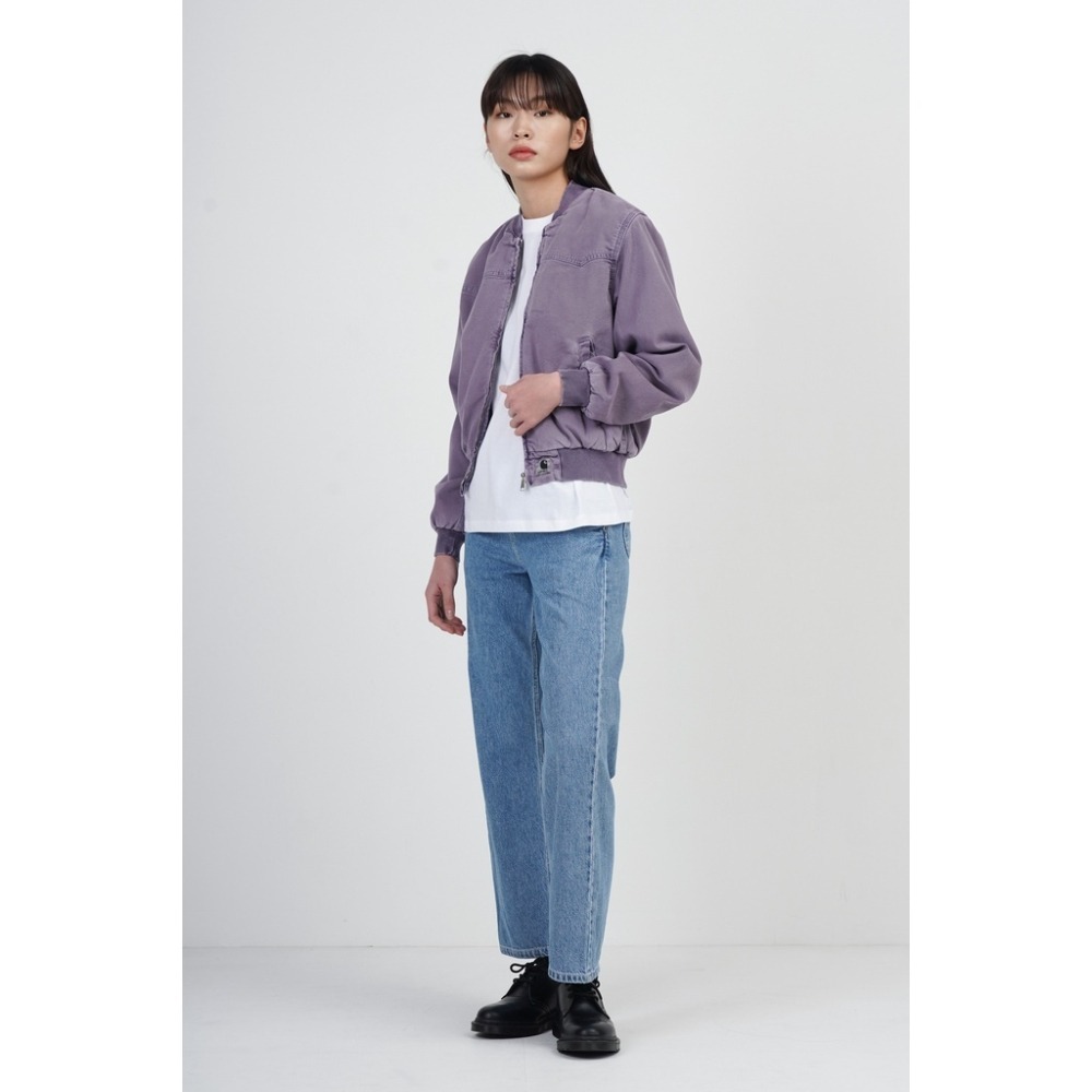 《 二手 女版 S號 》22SS Carhartt WIP W＇ Santa Fe Bomber 夾克 洗舊 外套 飛行-細節圖7
