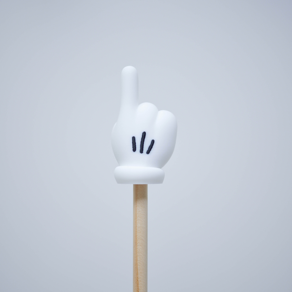 【3D 列印商品】卡通手指指向棒 | 卡通指示棒 | 卡通手棒 | 導讀棒 | 教學道具 | 玩具 | 飾品 | 有趣-細節圖2