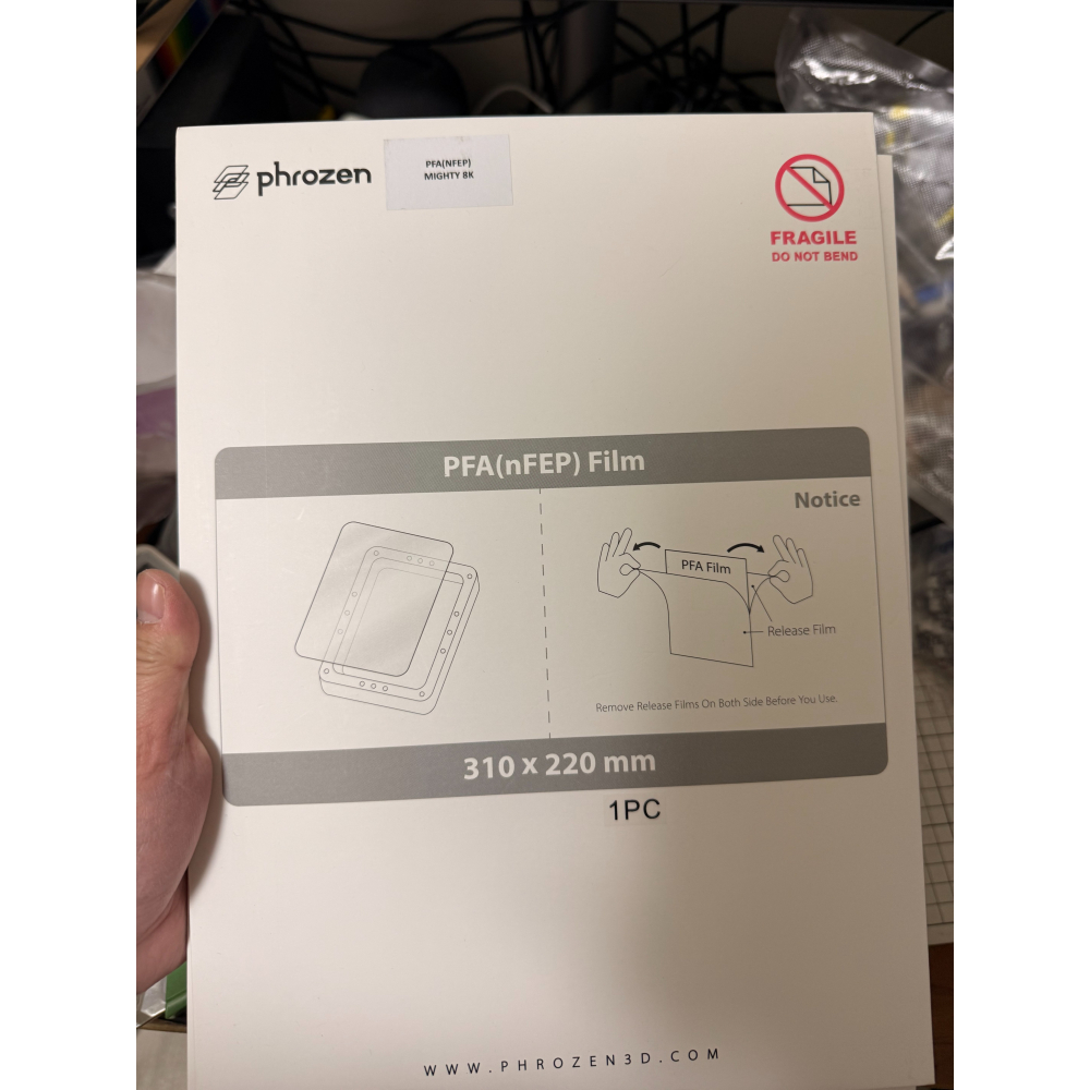 Phrozen PFA (nFEP) 離型膜 -10” Mighty Series(310 x 220 mm)-細節圖2