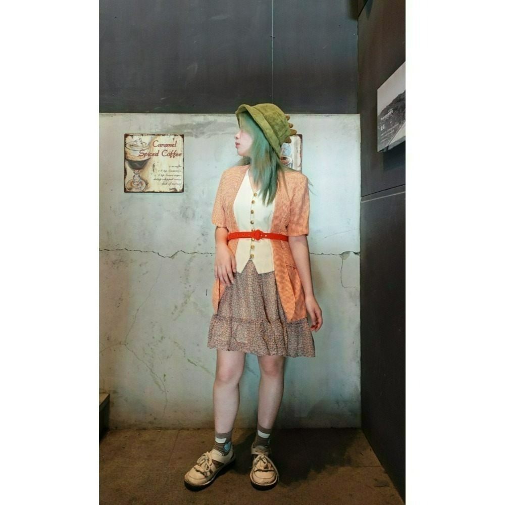 橙色黃昏古著-細節圖2