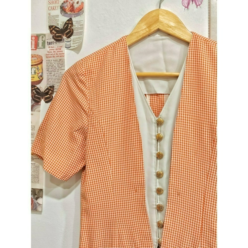 橙色黃昏古著-細節圖9