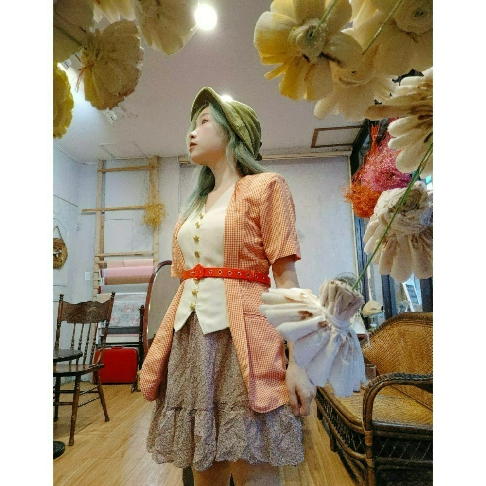 橙色黃昏古著-規格圖9