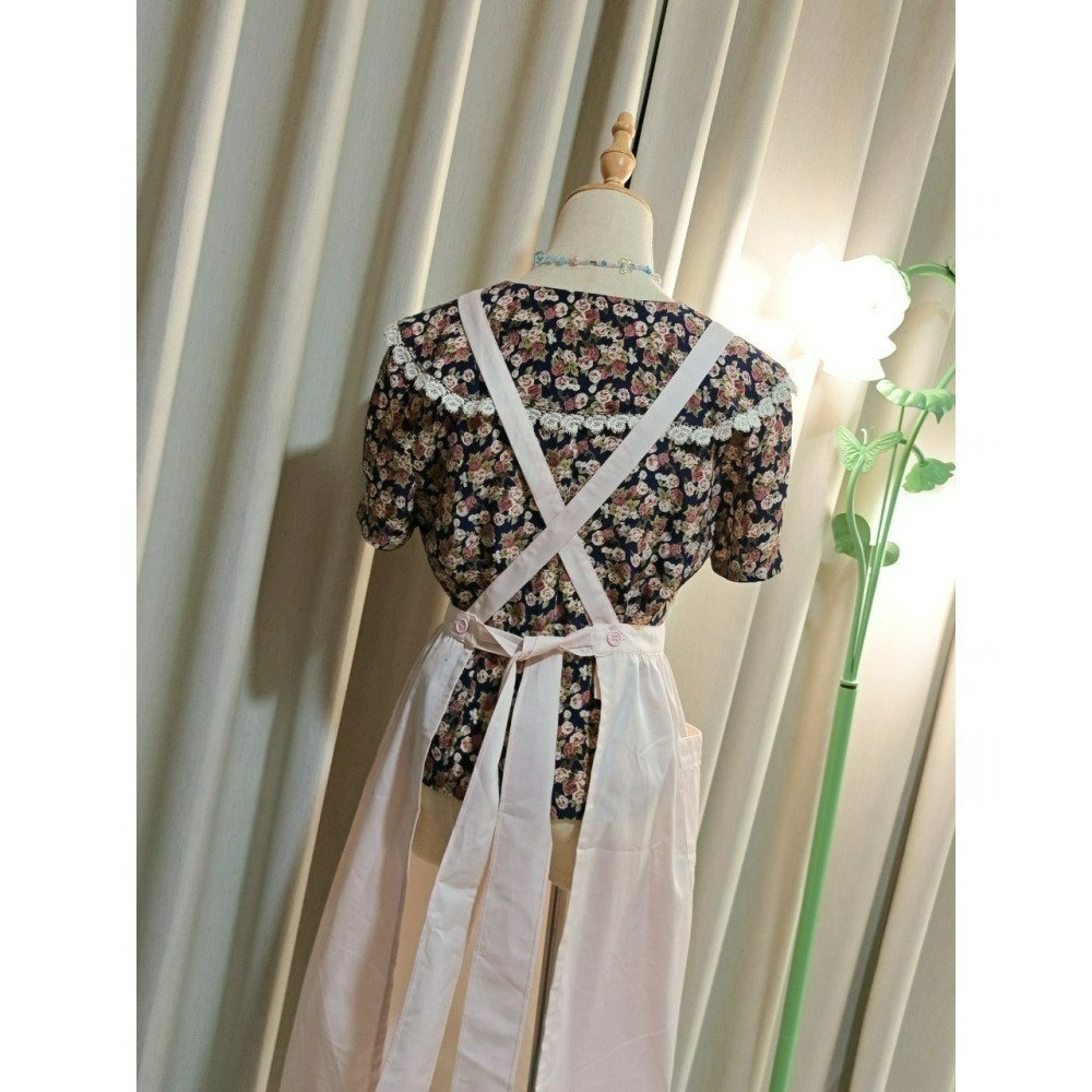 日系古著圍裙穿搭-細節圖7