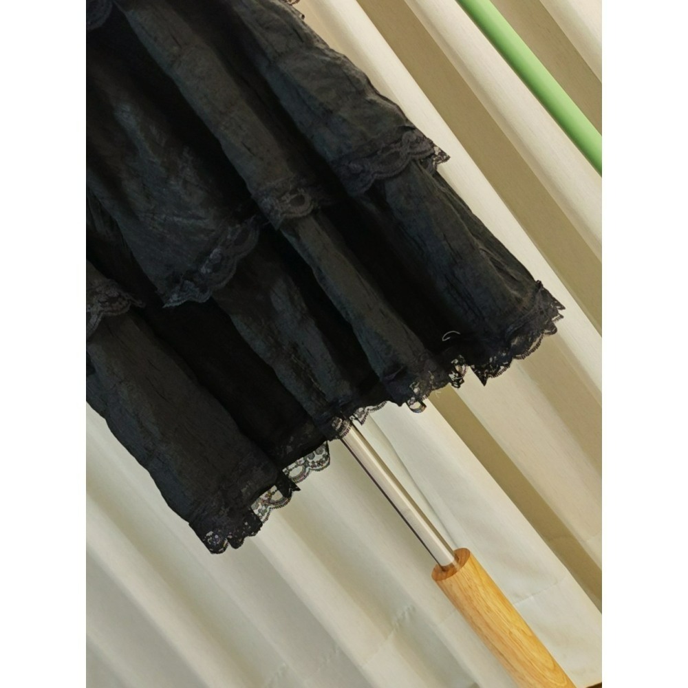 黑泡泡裙-細節圖3