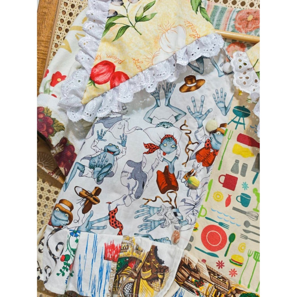 歐洲舊日曆布手作改制-細節圖4