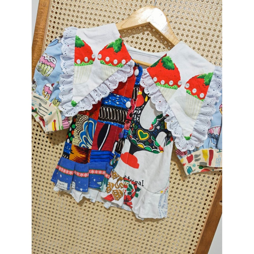 歐洲舊日曆布手作改制-細節圖2