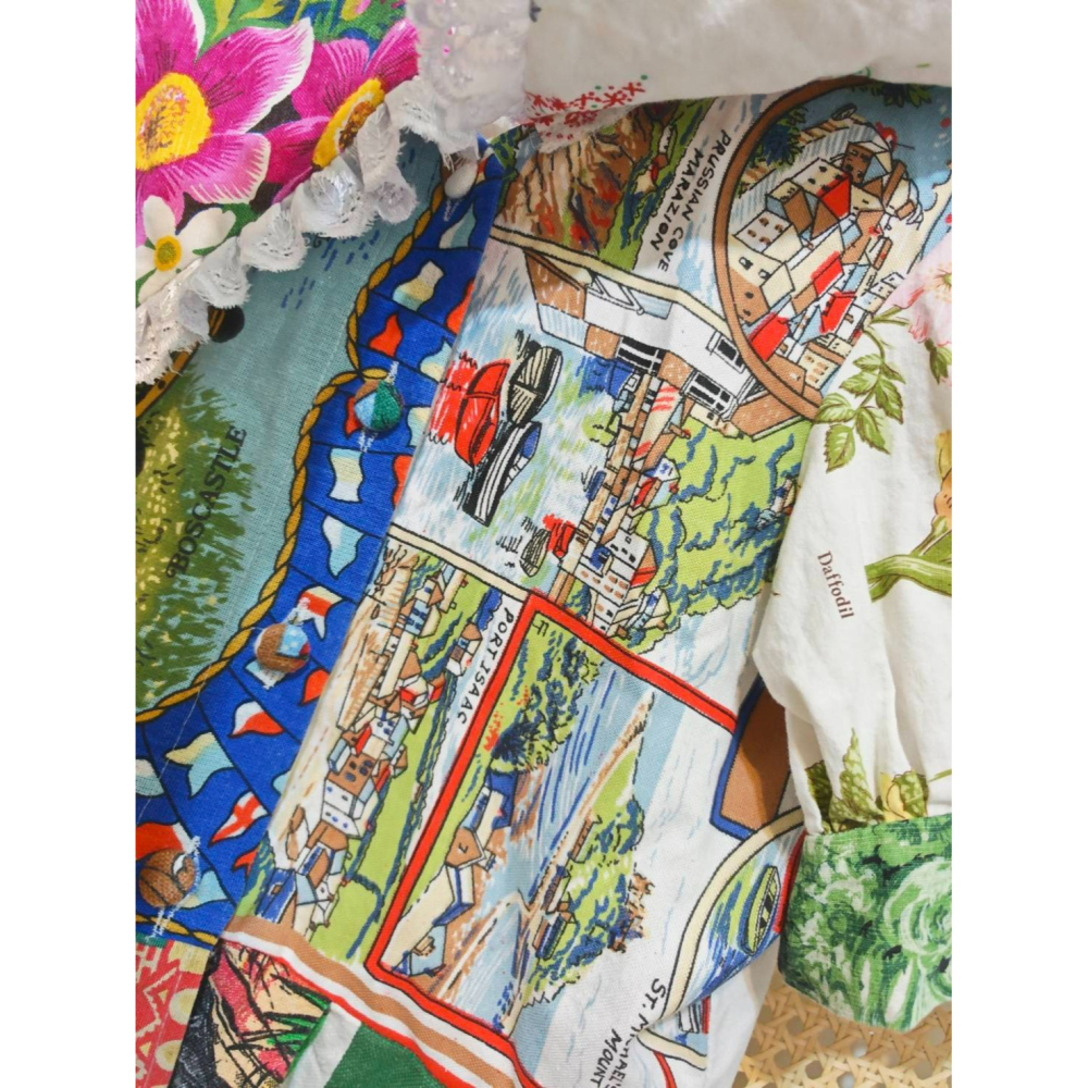 歐洲舊日曆布手作改制-細節圖2