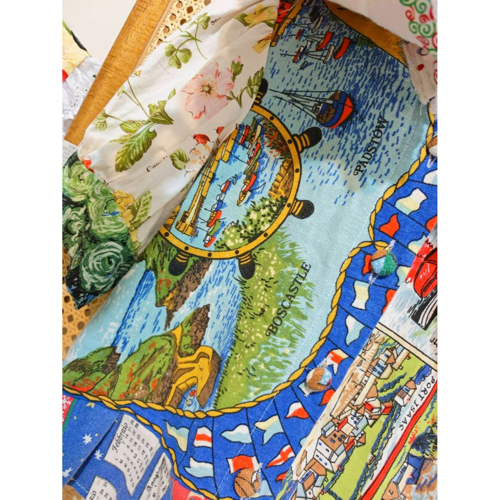 歐洲舊日曆布手作改制-細節圖3