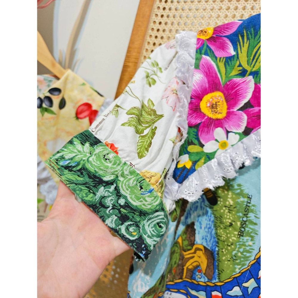 歐洲舊日曆布手作改制-細節圖4