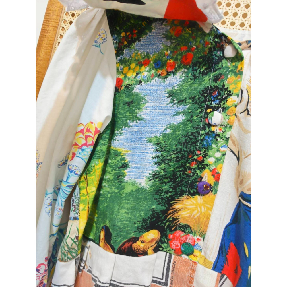 歐洲舊日曆布手作改制-細節圖3